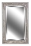 Facettenschliff B.U.S. Wohnstyle Spiegel Wandspiegel Kim antik Silber Barock 80 x 50 cm