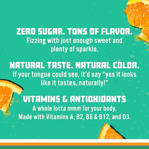 Image of Sparkling Ice, Orange Mango Sparkling Water, Zero Sugar Flavored Water, with Antioxidants and Vitamins, 17 fl oz Bottle