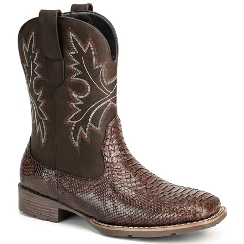 Lumeheel Alligator Cowboy Boots Men Size 12