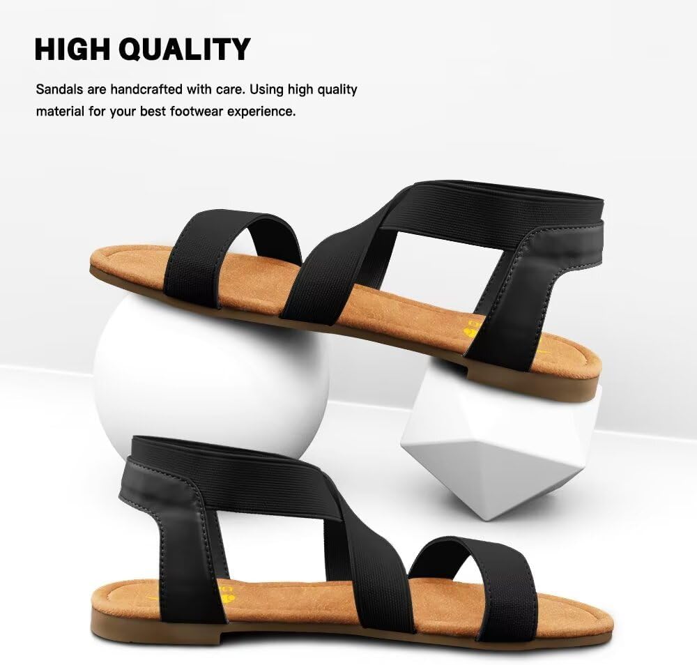 DAYDAYGO Women's Elastic Flat Sandals - Image 6