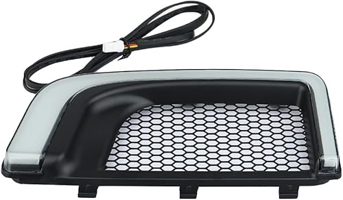 Miniatura 8 de Luces de ventilación Road Glide, intermitentes, circulación diurna, luces laterales para motocicletas 2015-2020 (negro)