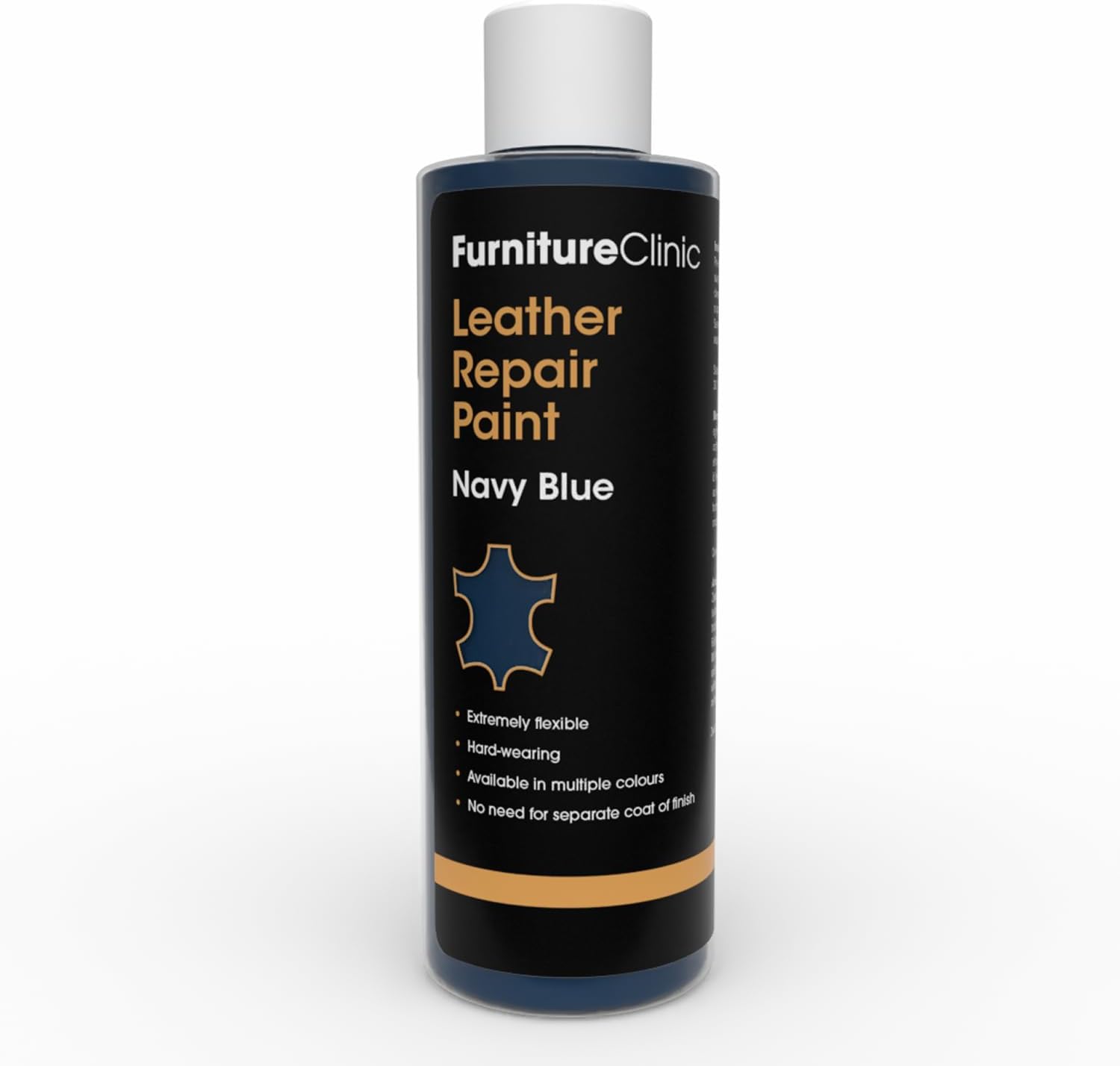 Leather Repair Paint, Color and Finish, Navy Blue