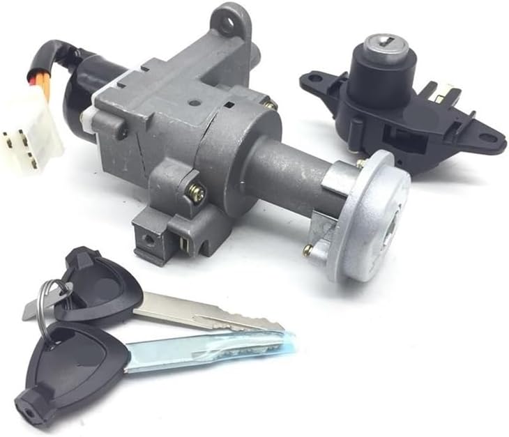 Motorcycle Bicycle Lock Ignition Switch with 3-Wire for LI125 LI125R HJ125T-18 125cc