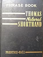 Phrase Book for Thomas Natural Shorthand B001EY6TV0 Book Cover