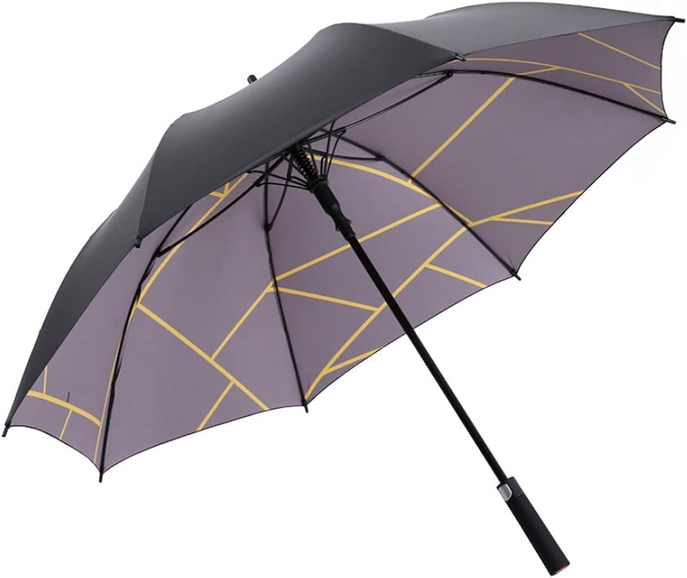 Golf Umbrella for Men and Women Auto Open Vented Sun Rain Umbrella Oversize Extra Large Windproof Stick Umbrella Golf Umbrella for Adults Men Women