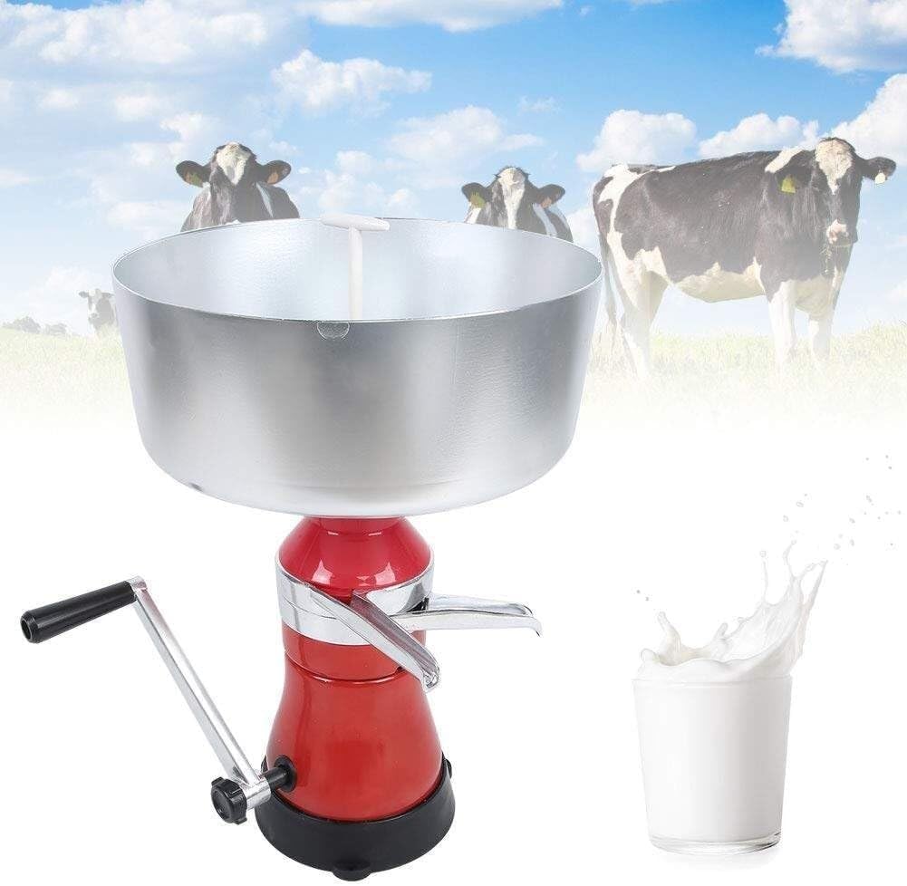 Schiumatoio, Separatore Di Crema Per Latte A Manovella Manuale, Separatore Di Crema Manuale In Lega Di Alluminio, Macchina Per La Separazione Del Latte Per Uso Domestico E Agricolo.