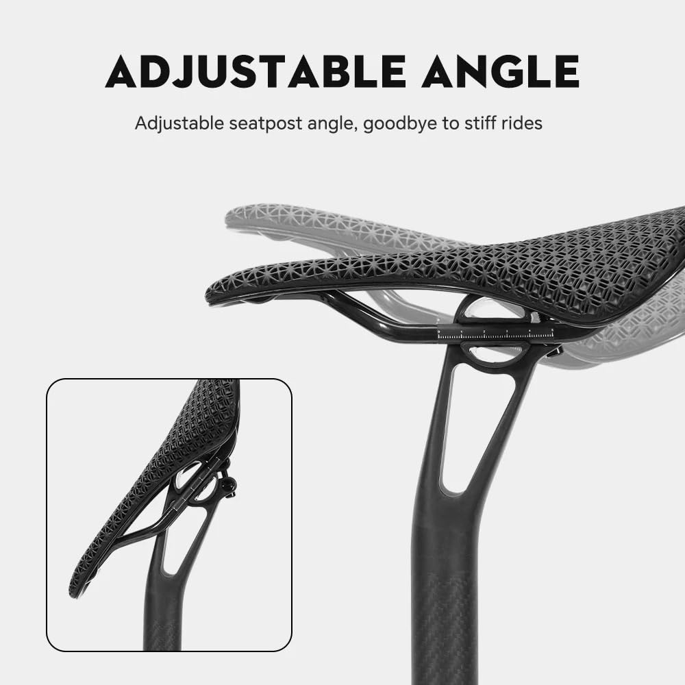 Tige de Selle vélo pour TOSEEK Tolooking 27.2/30.9/31.6MM, Décalage 5MM 25MM Suspension Tige De