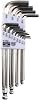 Snap-On Tools Co., Ltd. BAHCO BE-9786I Hex Wrench Set, Inch Size, 13 Pieces