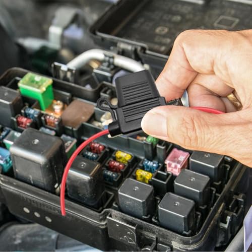 Portafusibles impermeable evita cortocircuitos por agua en coche y RV 3
