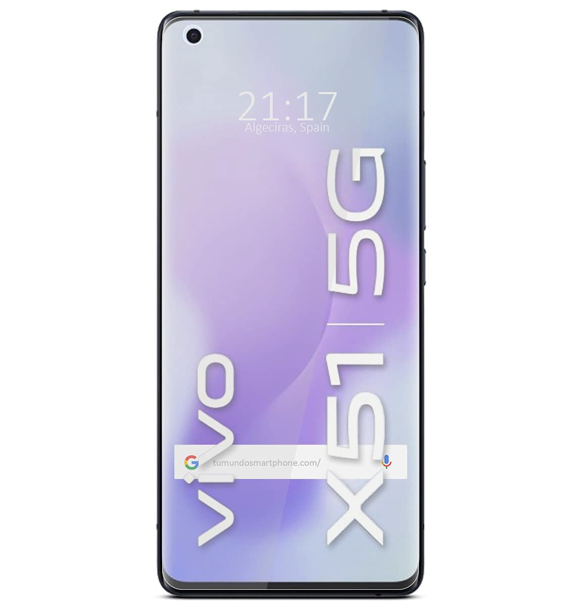 Tumundosmartphone Proteggi Schermo Idrogel Flessibile per Vivo V23 5G - Antimpronta