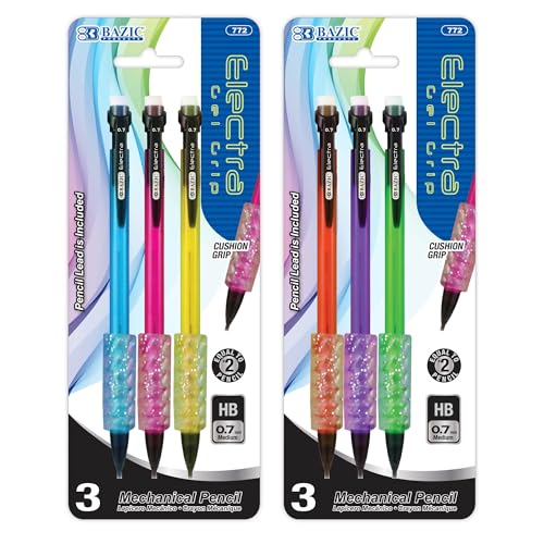 Porte-mines 0.7 mm mine lisse et gomme sans latex pour fournitures scolaires