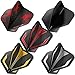 RED DRAGON Hardcore Assorted Selection Pack Extra Thick Standard Dart Flights - 5 Sets Per Pack (15 Dart Flights in Total)