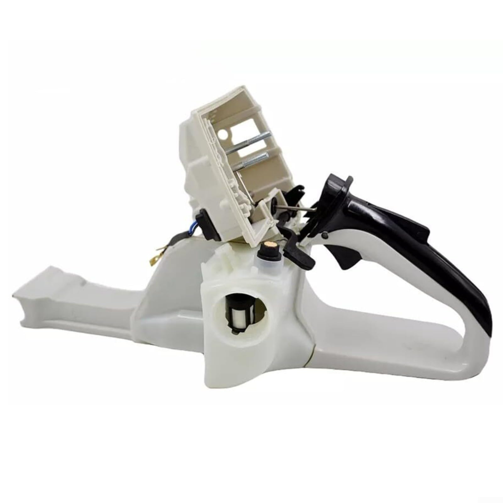 FACAIIO Para combustible para mango de tanque para repuesto MS661 para motosierra 1144 350 0802, agarre ergonómico de plástico cómodo control y fácil instalación en tareas de corte al aire libre