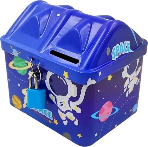 Dhanshika Unicorn Space House Money Box, Unicorn Coin Bank with Key for Kids and Adults, Blue (B0D5M4NLGK) Amazon Price History, Amazon Price Tracker