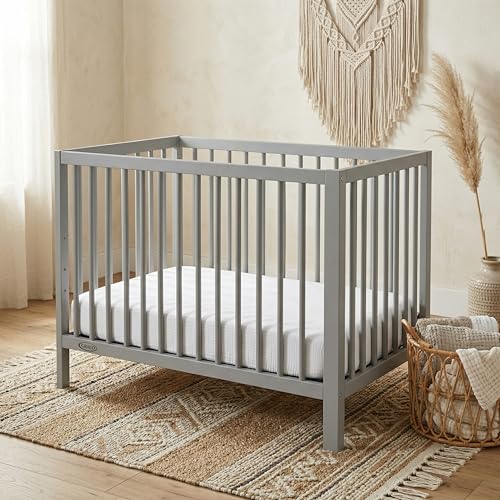 Image of Muslin Mini Crib Sheet (38 inchx24 inch), 100% Cotton Cover, Breathable & Soft Mattress Pad, Boho White for Boys Girls(1 Pack)