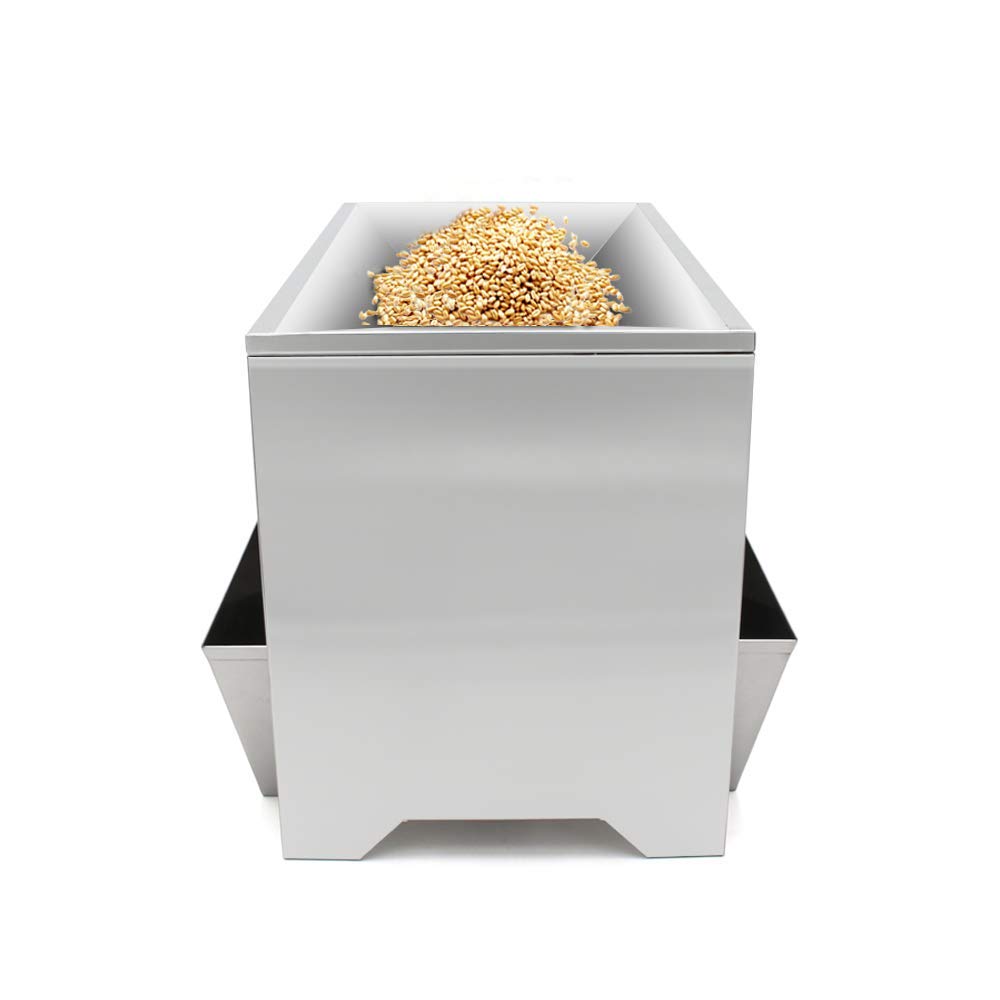 Campionatore divisore per cereali in acciaio inox, separatore di campioni di precisione per semi medi e piccoli, ideale per agricoltura e laboratorio