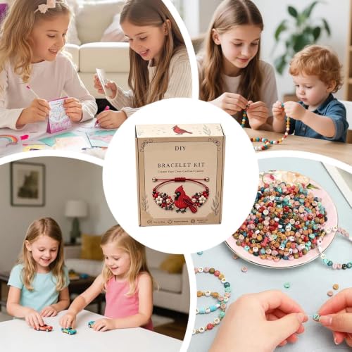 Kit de pulseras de cuentas de animales para manualidades creativas de fin de semana 4