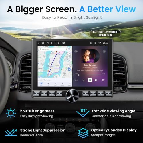 ATOTO S8 Gen4 10.1-Inch Floating Android Car Stereo With 4G LTE and Wireless CarPlay - Image 5