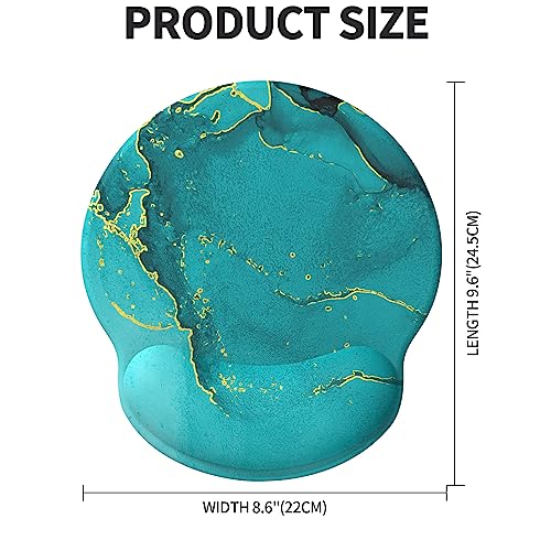 Image of eulps Mouse Pad with Wrist Rest, Comfortable Computer Mousepad with Gel Wrist Support Smooth Surface and Non-Slip PU Base for Pain Relief, Laptop, Office & Home (Calm Lake)