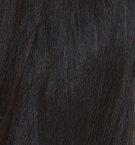 Clip In Hair Extensions - 100% Human Hair - Full Head Clips For Natural Look - Can Be Washed, Styled and Curled - 14" - Dark Brown - By Dini Wigs