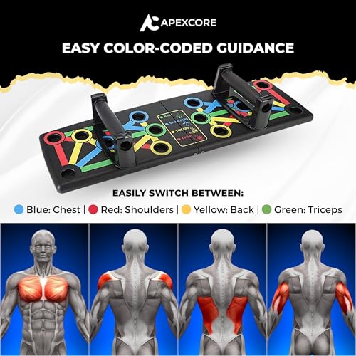 Image of 15-in-1 Push Up Board With Ebook Workout Guide & Diet Chart | Multifunction Push-Up System for Full Body Workout, Strength Training, Chest Workout & Home Fitness Equipment for Men & Women