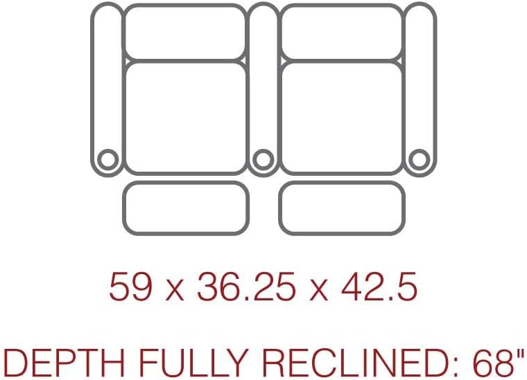 Octane Excel XS800 Black Bonded Home Theater Seating (Row of 2)