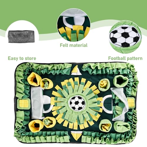Molbory Schnüffelteppich für Hunde Groß, Schnüffelmatte für Hunde, Intelligenzspielzeug Schnüffeldecke, Anti-Rutsch Haustier Schnüffelteppich, Intelligenzspielzeug für Hunde Katzen 73 * 50cm
