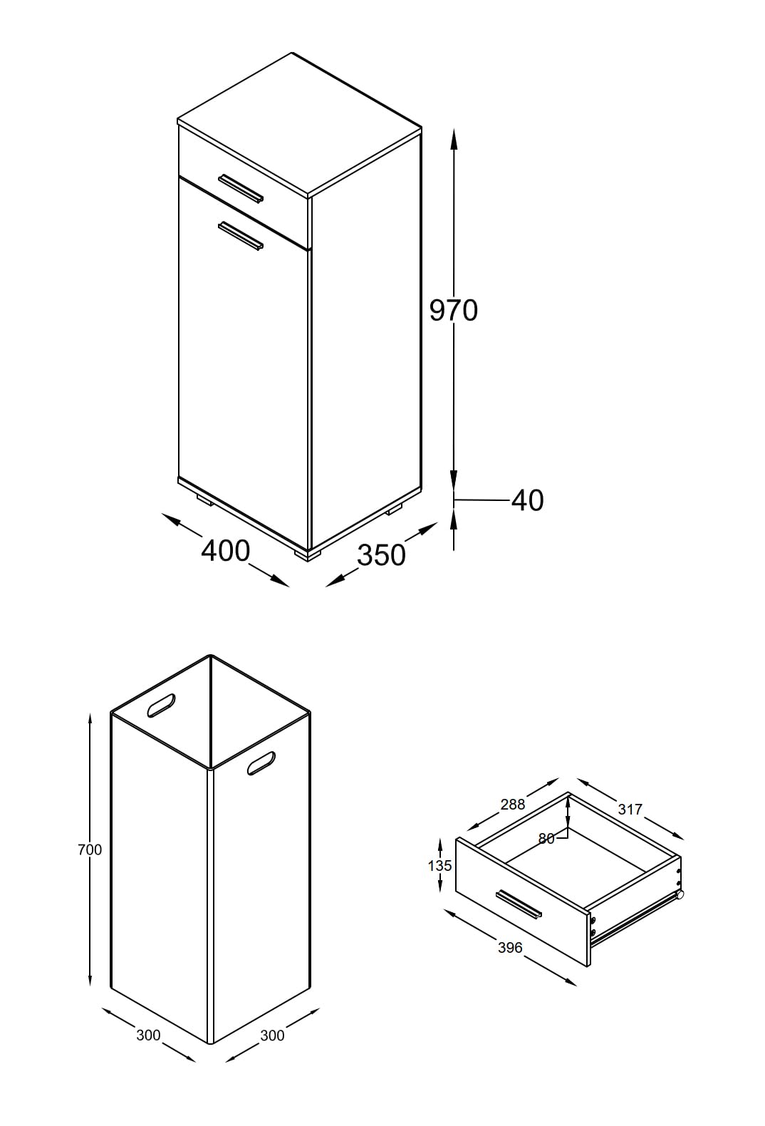 VCM Meuble a Linge Sale, Meuble Panier a Linge intégré, Panier a Linge Meuble, Panier a Linge Compartiments, Meuble Panier à Linge, buanderie Meuble Blanc