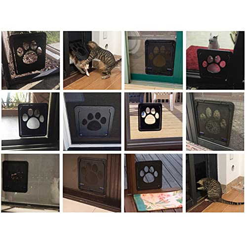 Porta De Passagem Gato Cachorro Portinha Magnetica Acesso Pet Animais Anti Mordida Casa Petshop Entr