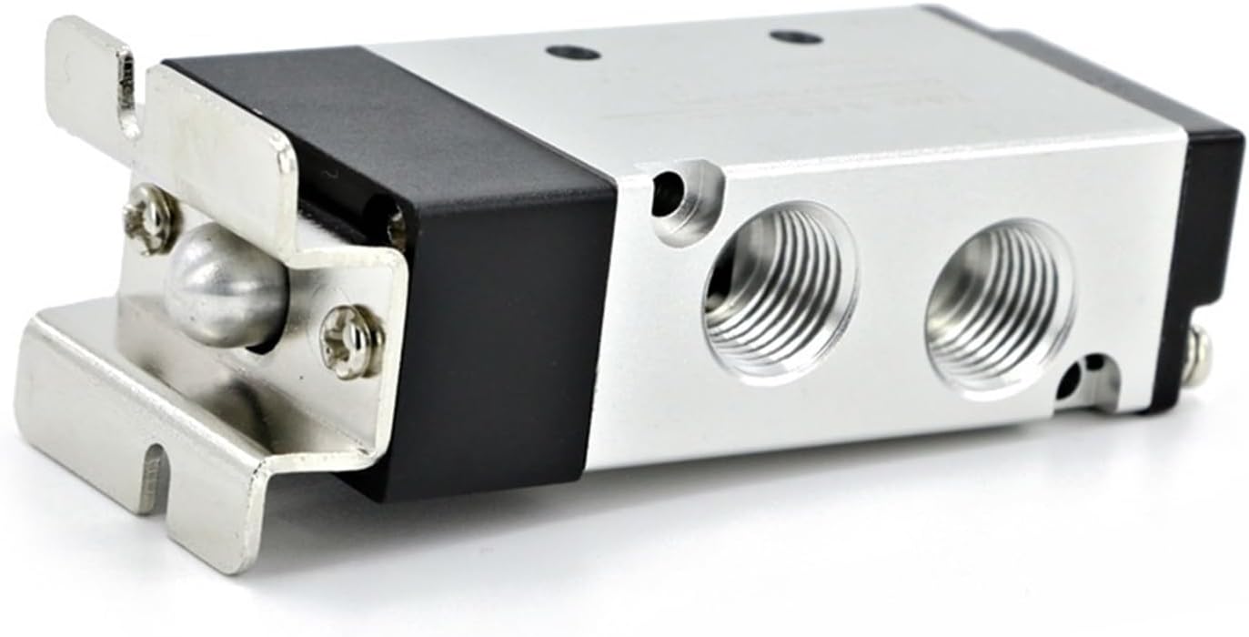 1 Pcs Mechanical Valve Manual Valve Cylinder Control Valve Roller Pneumatic Switch MSV86522 2-bit 5-Way(MSV86522-PPL,10mm Joint)