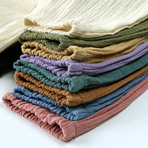 Yartina Kids Summer Cotton Pants for Little Boys Girls Lightweight Breathable Jogger Trousers for Sportwear3