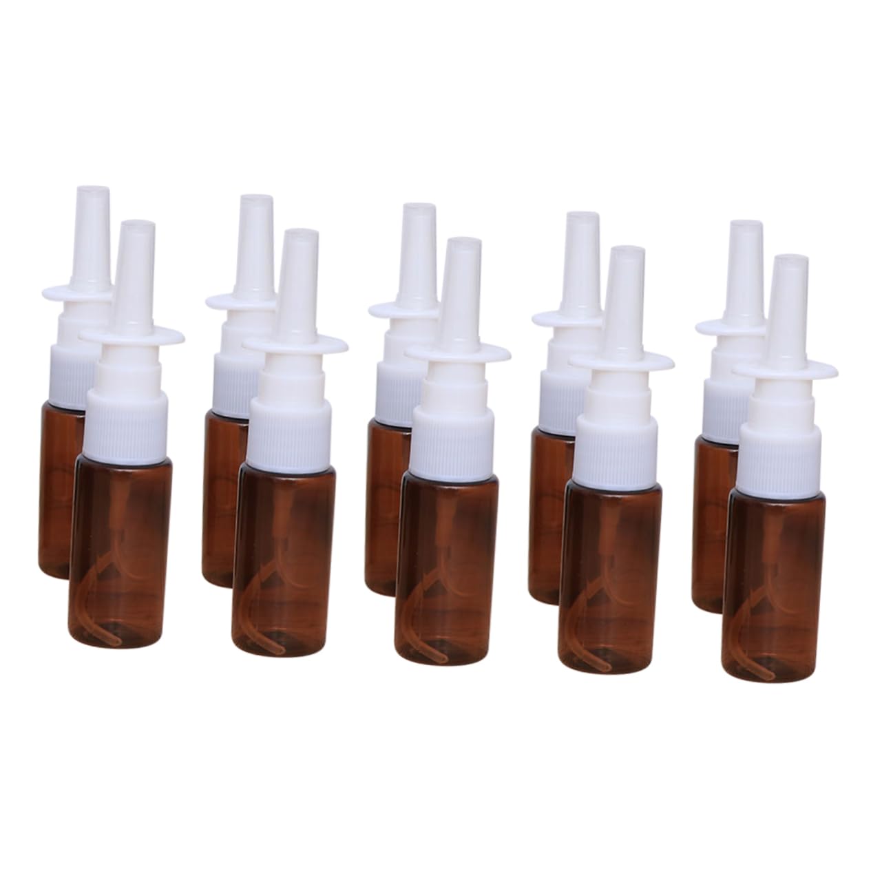 POPETPOP 100pièces Bouteilles De Spray Recharges Pet Marron Pulvérisateurs De Brume Fines Pour Voyage Et Usage
