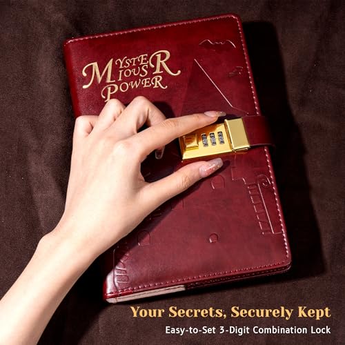 CAGIE Diary with Lock - 288 Pages Lockable Diary for Boys 100gsm Ink-Proof Paper A5 Waterproof Hardcover Lock Journal for Girls and Boys Gifts — view 2