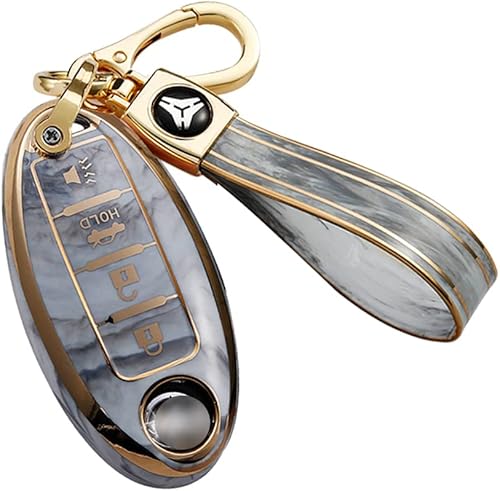 Miniatura 9 de ontto Compatible con Nissan Smart Remote Key Fob Cover Protección completa, Rosado