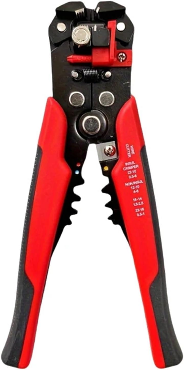 Crimper Cable Cutter Adjustable Automatic Wire Stripper Multifunctional Stripping Crimping Pliers Terminal Hand Tool