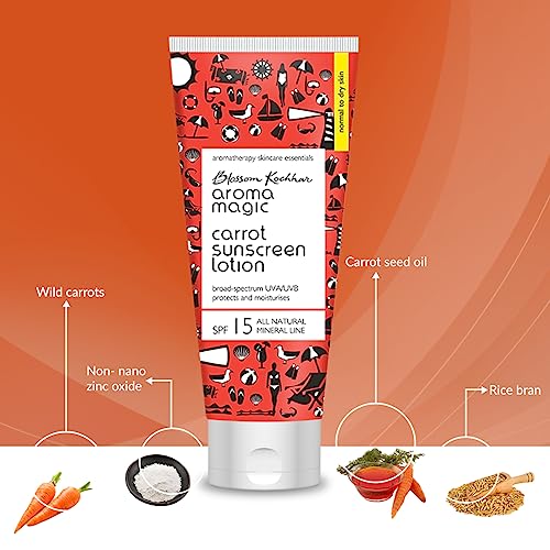 Aroma Magic Carrot Sun Screen Lotion, 100ml - Image 4