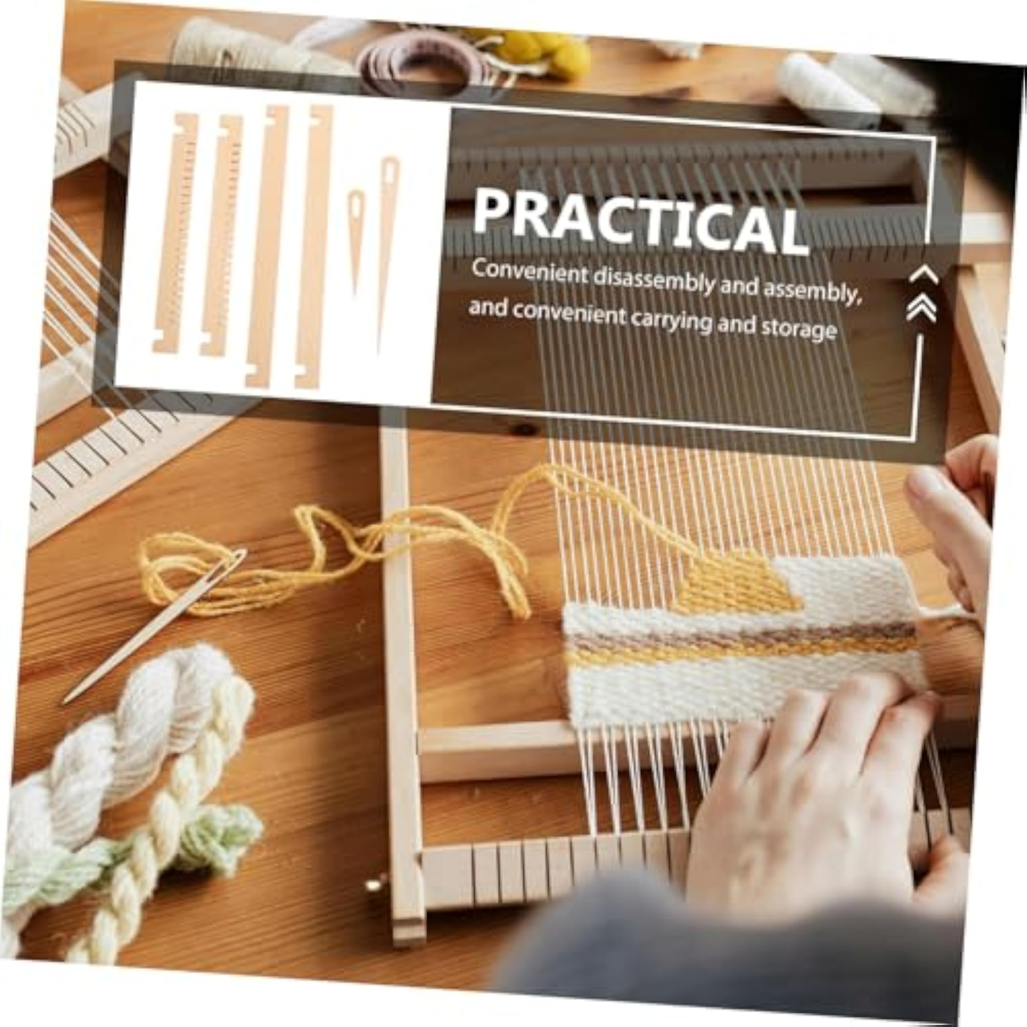 Handmade Weaving Frame Kit for DIY Crafting