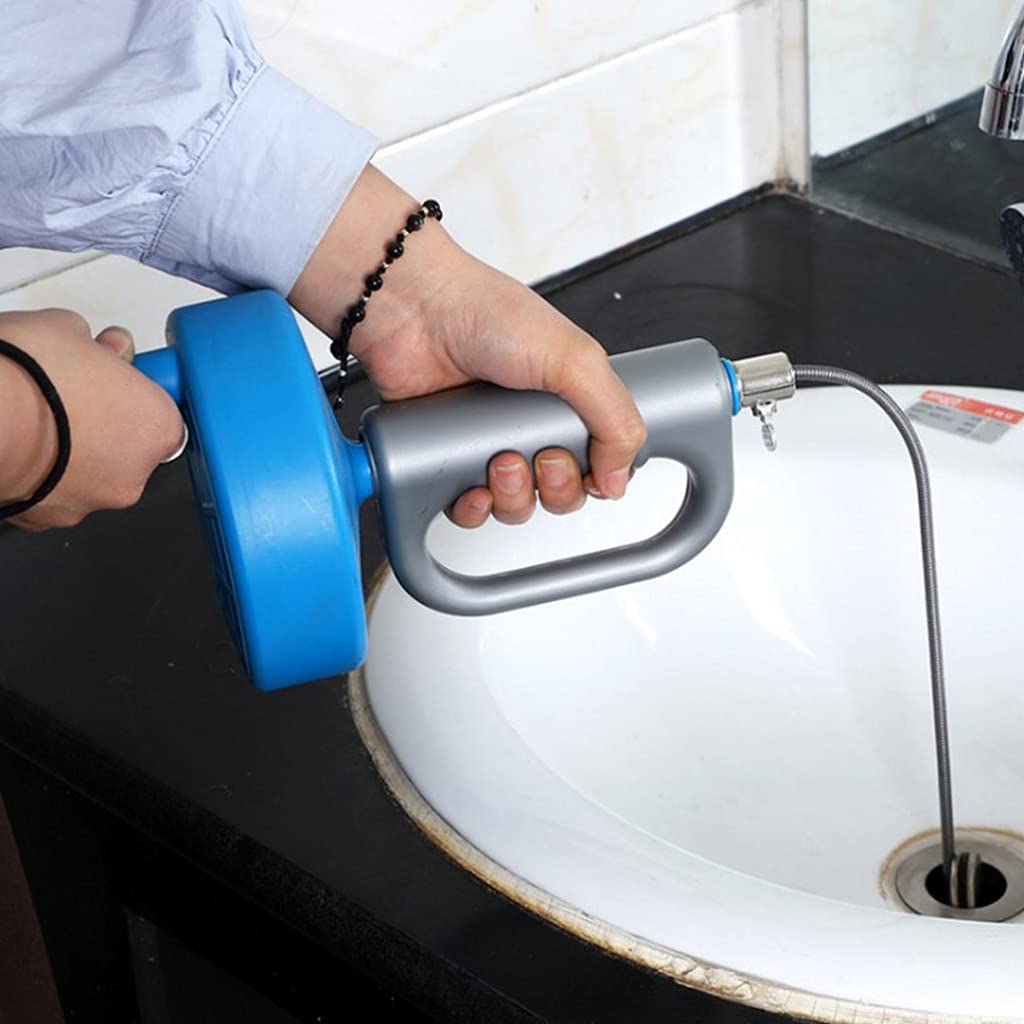 Carbon Steel Drain Plumbing Snake Drain Sink Hair Clog Remover Heavy Duty Pipe Snake For Bathtub Drain