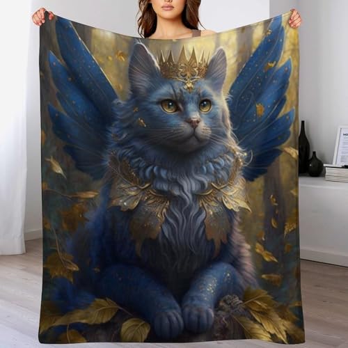 Couverture chat contre les soirées froides couverture flannel douce canapé - 2