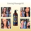 Vanilla Massage Oil for Body Massages - Relaxing Full Body Massage Oil for Muscles Neck Foot and Back Massages with Coconut Jojoba and Sweet Almond Oil - Huile Massage Relaxant à la Vanille