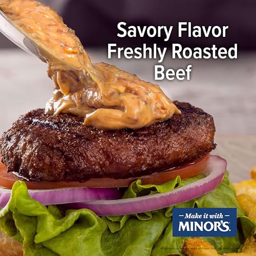 Minor's Beef Base, Great for Soup Broth and Sauces, 0 Grams Trans Fat, No Added MSG, 16 oz Tub