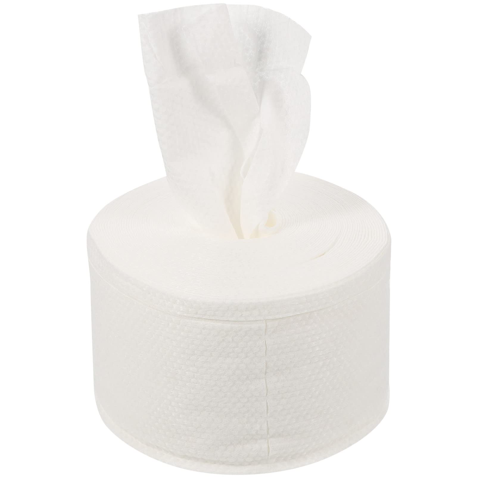 MUSISALY 1Roll Soft Disposable Facial Towel Thickening Washcloth for Daily Cleansing and Makeup Removal Convenient Feed Design for Dry and Wet Use