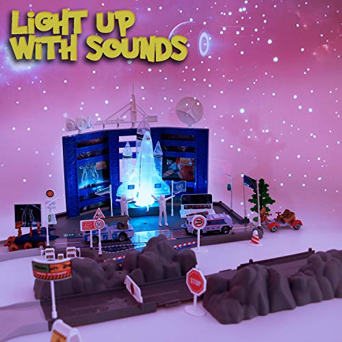 image for Liberty Imports Mega Space Station Kids Pretend Playset - Toy Space Sh