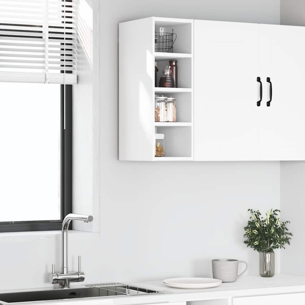 vidaXL Armario Colgante Riga Blanco 20x29,5x60 cm Madera de ingeniería