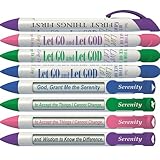 Greeting Pen Serenity Prayer Ballpoint Pen 8 pack in 4 colors (47001)