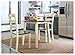Signature Design by Ashley Woodanville Dining Room Table, Two-Tone White