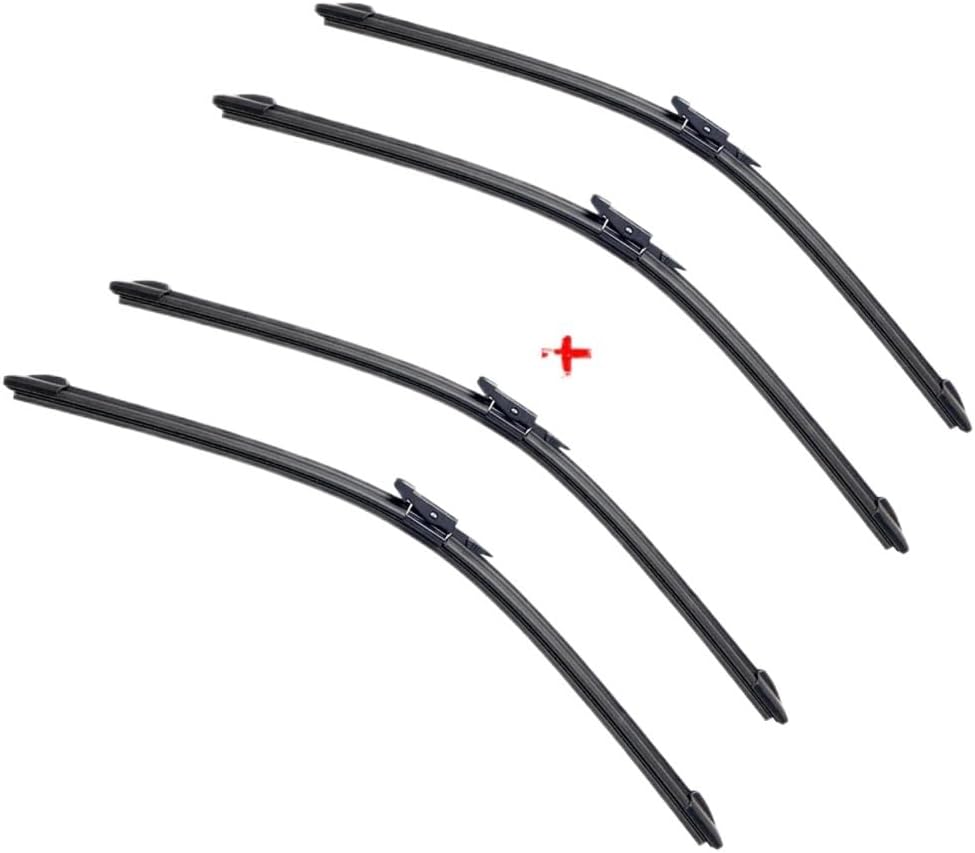 Compatible For Ford Edge Escape Explorer Taurus Front Windshield Wiper General Motors Multifunctional Double Rubber Strip(6PCS,Escape (2013-2018))
