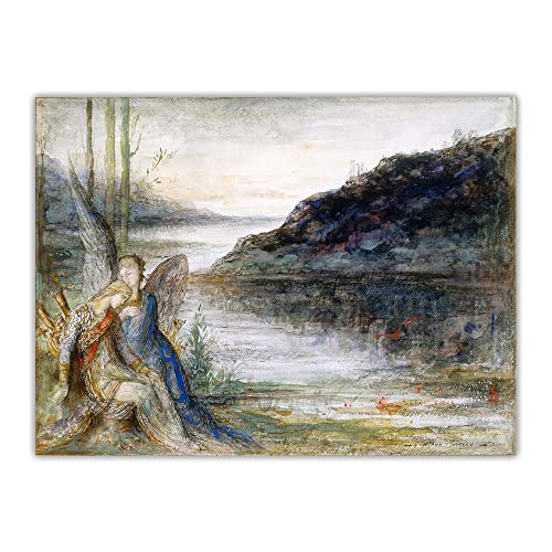 Peinture diamant Gustave Moreau 5D Full Drill broderie strass Soirée et douleur 40x50cm