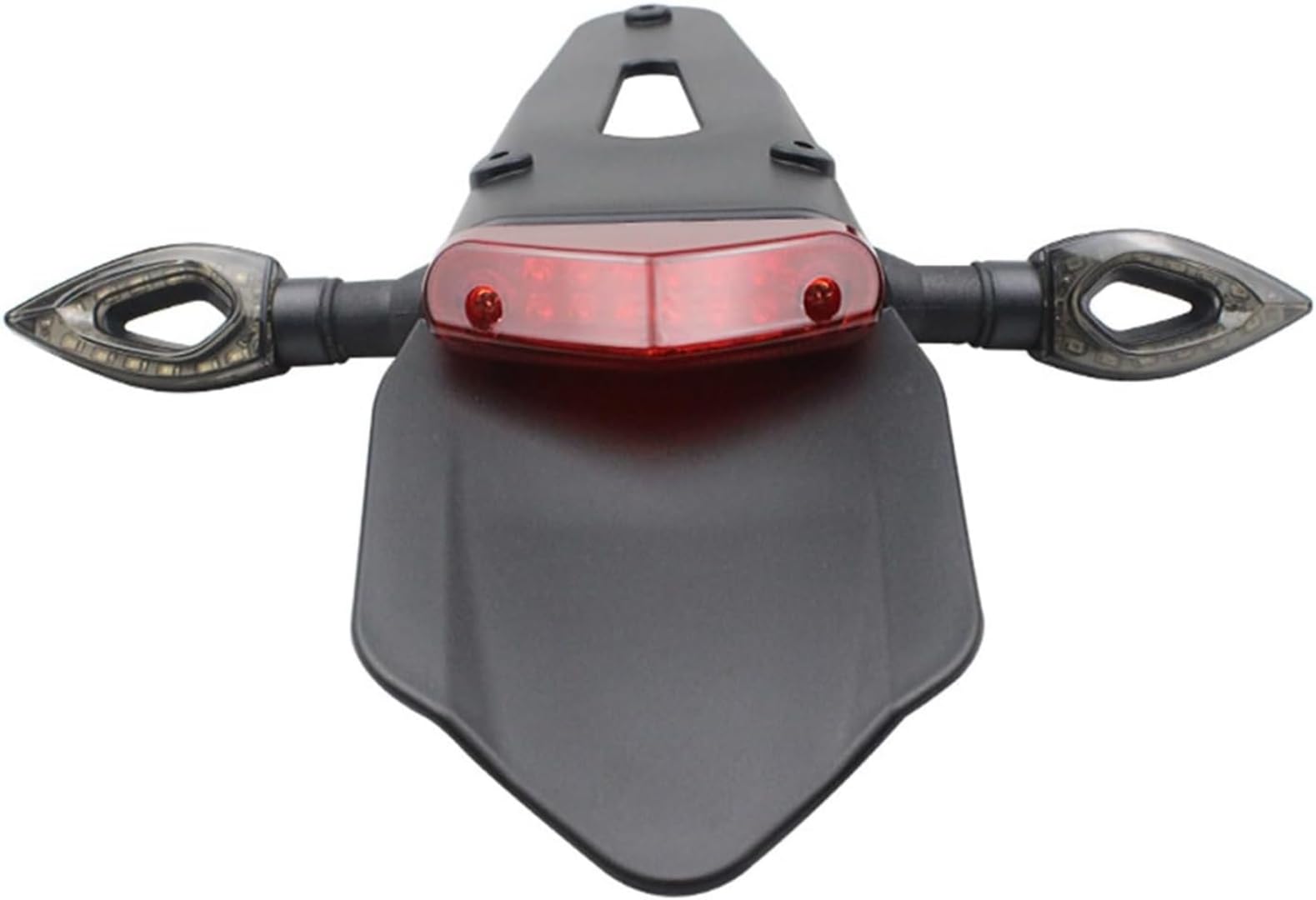 Luz trasera para motocicleta Enduro que mejora la visibilidad en guardabarros Honda 8
