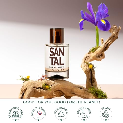 Image of Solinotes Santal Eau de Parfum, Spices & Musk, for Women & Men, 1.7 Fl Oz